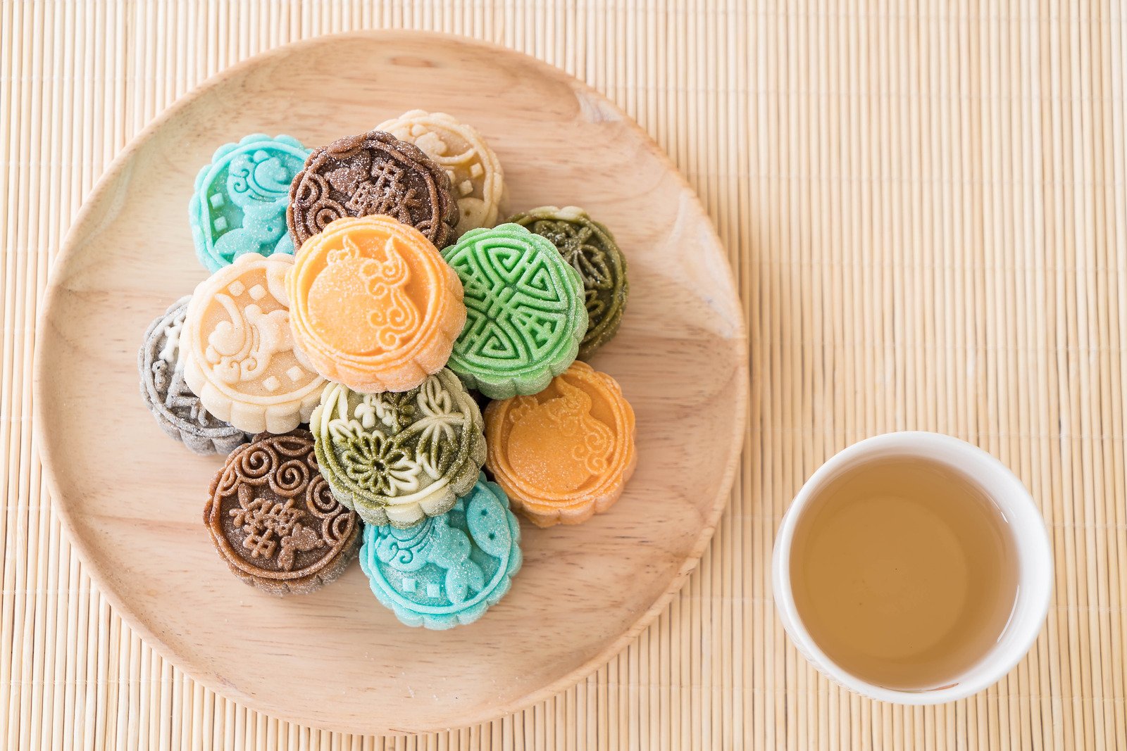 Hình dạng bánh Trung thu handmade vô cùng đẹp mắt