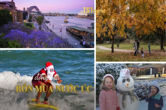 Sự sôi động của bốn mùa nước Úc